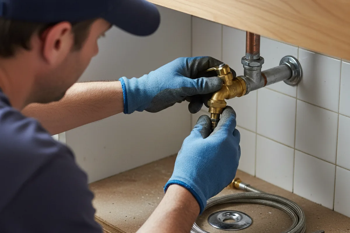 Shutoff valve and fitting work during Repiping in Standard